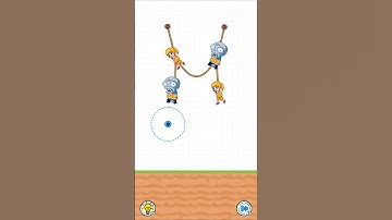 ROPE CUT PUZZLE : PART 4 | New Level | rope cut Puzzle game #gaming #puzzlegame