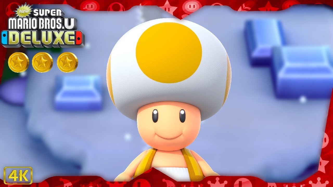 New Super Mario Bros. U Deluxe ⁴ᴷ World 4: Frosted Glacier (All Star ...