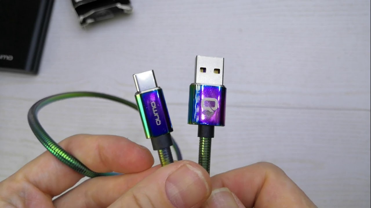 Type-C кабель Qumo 5A 22.5W для Huawei Super Charge