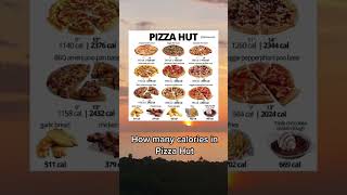 How many calories in Pizza Hut #calories #pizzahut #healthy #pizzalover #totaltruth #healthy