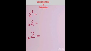 Exponential & Tetration Maths||Maths Tricks||#maths#mathematics#tricks#mathstricks#shorts#viralvideo
