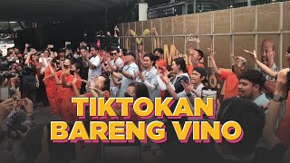 Seru! Joget Tiktok Bareng Vino G. Bastian Di Dukuh Atas