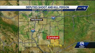 One person killed in shooting involving Eddy County Sheriff's deputies