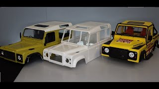 Killerbody 1/10 Hard body RC Land Rover D90. Лучший кузов Defender D90