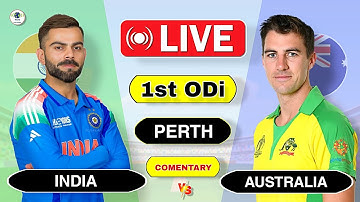 🔴 Live : India vs Australia 1st Odi Live Match 2025 | Ind vs Aus Today Live | Live Score Commentary