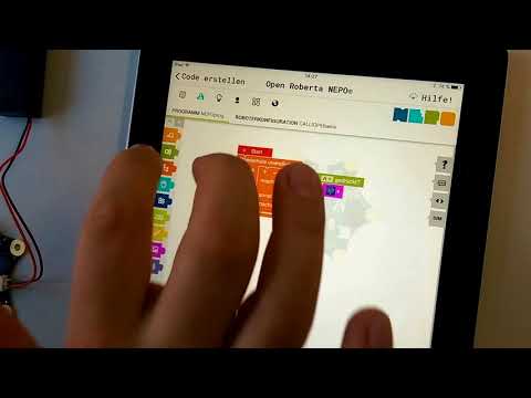 Programmieren im Open Roberta Lab mit Calliope Mini App