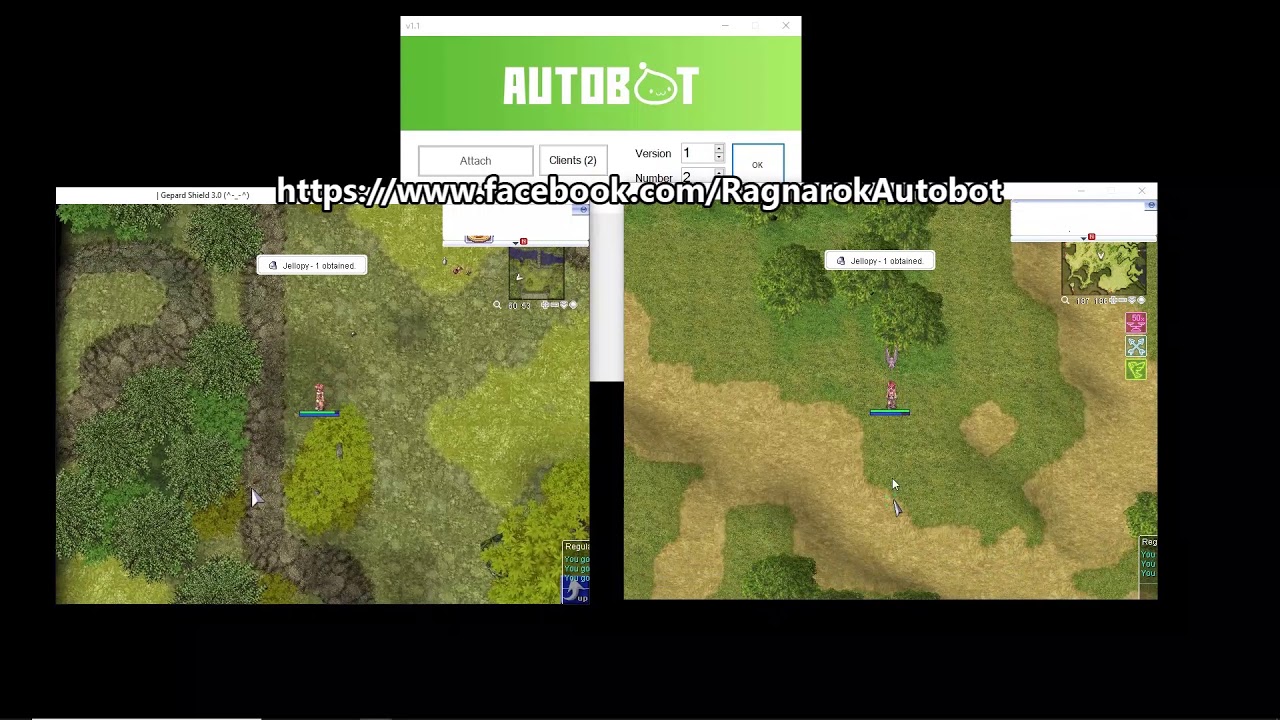 Ragnarok AutoBot (Multiclient Demo)