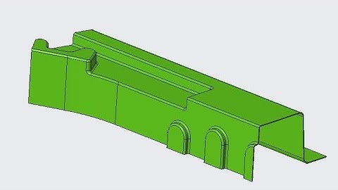 Learn how to create sheetmetal forming part in Creo - sheetmetal design 18