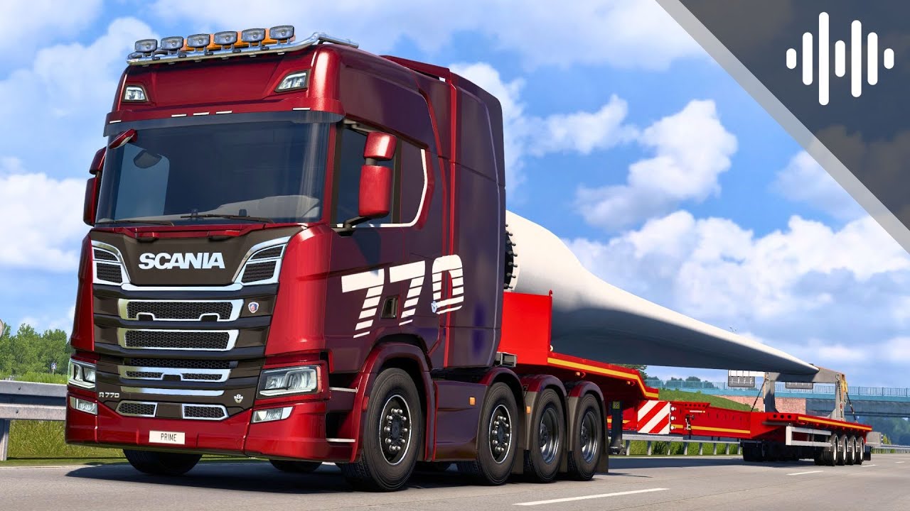 Hauling A Wind Turbine Blade In Germany! | Euro Truck Simulator 2