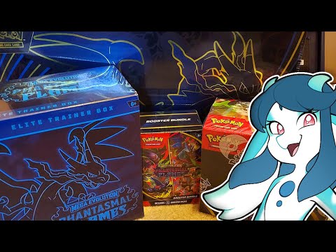Phantasmal Flames pokemon card opening with @tropicarcade !!!