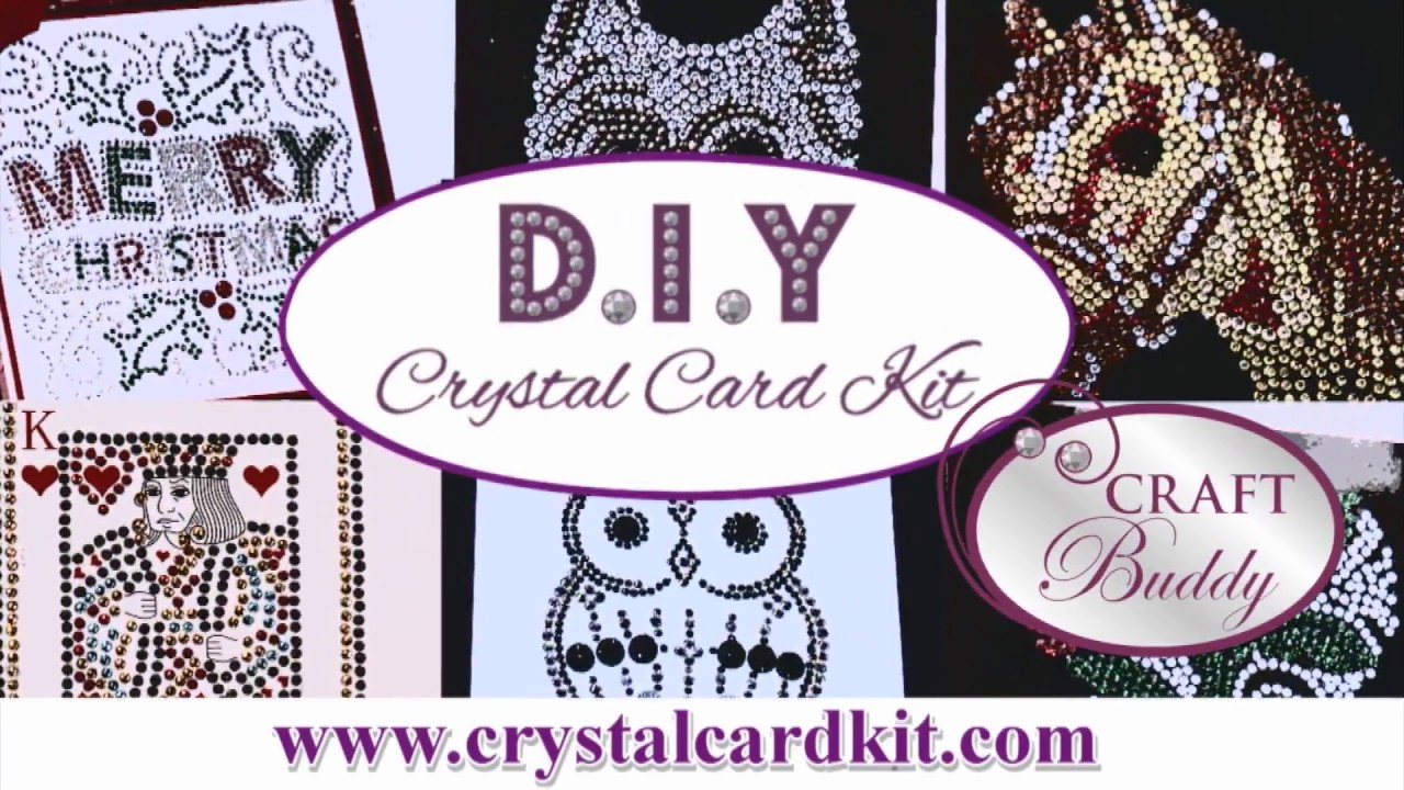 How To Make A Crystal Card Kit (Diamond Painting Greeting Cards