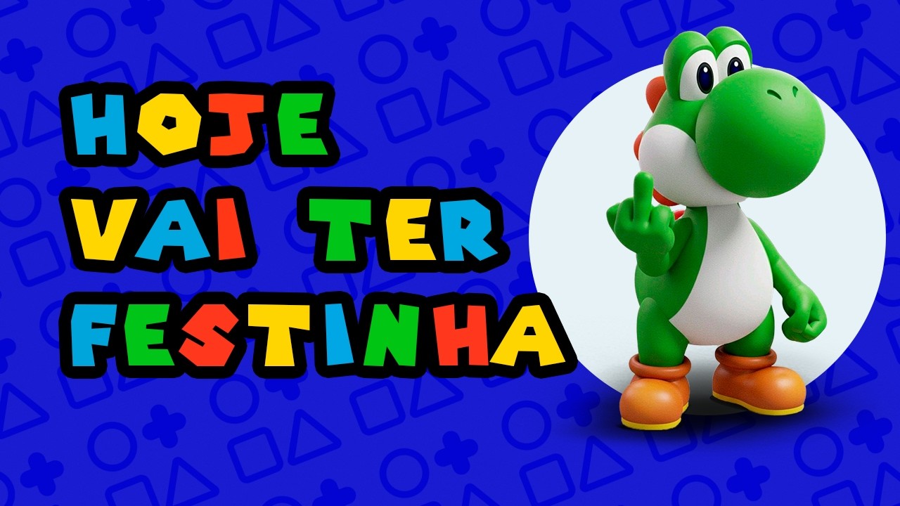 É QUE HOJE VAI TER FESTINHA YOSHI 4K 60FPS 100s