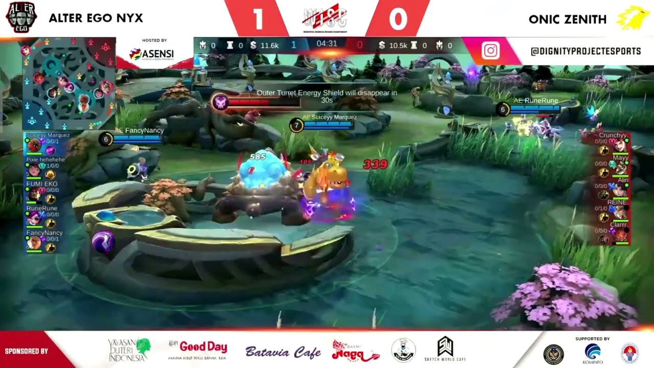 Onic Zenith vs Alter Ego Nyx (Match 2) - WISC GROUP STAGE