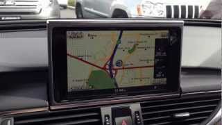 2013 Audi A6 Nav Screen Pop-Up, it's AWESOME!