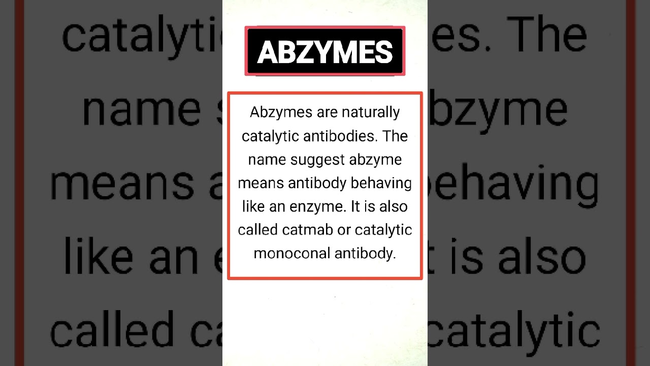 #Abzymes
