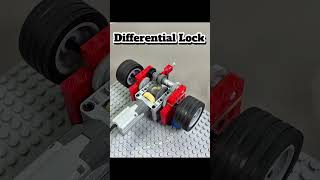 Lego vs Differential Lock: Will it Break? #engineering #lego #experiment #carphysics #shorts #gear