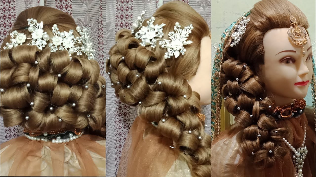 bridal hairstyle l Kashee Hairstyle l wedding hairstyles l best wedding hairstyles l new hairstyle