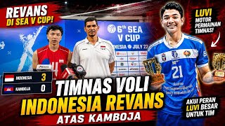 Timnas Voli Indonesia Revans Atas Kamboja. Akui Peran Luvi Besar untuk Tim