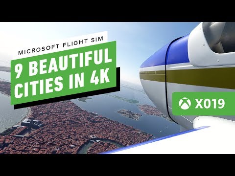 Microsoft Flight Simulator: 9 Beautiful Cities in 4K60 - X019