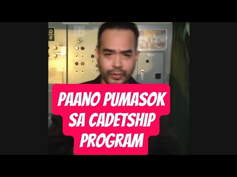 Paano pumasok sa cadetship program - YouTube