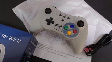 Unboxing Nexilux Wii U SNES / SFC Retro Look Pro Controller NXL-WU003 - 2022 January 11