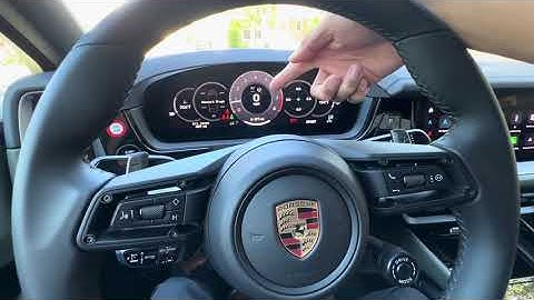 How to Set Up and Use the Digital Instrument Cluster in a MY24 Porsche Cayenne