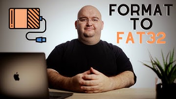 How To FORMAT EXTERNAL DRIVE TO FAT32