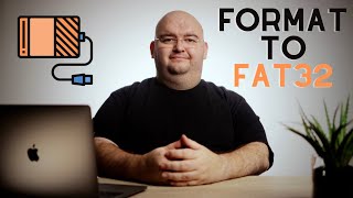 how to format external drive to fat32