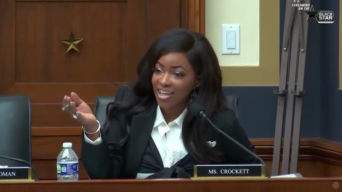 Jasmine Crockett CONFRONTS Trumper, Project 2025 Contributor Gene Hamilton:  Playbook For A Dictator - YouTube