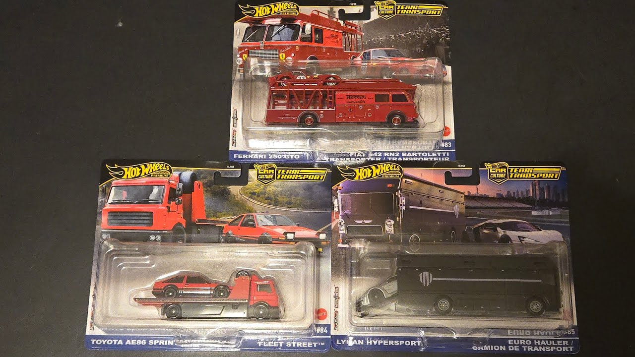Opening 2025 Hot Wheels Team Transports - Ferrari 250 GTO - Toyota