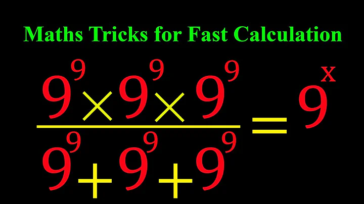 How to Solve Math Exponential Olympiad Challenge | Maths Tricks for Fast Calculation | China