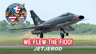 Flying the Super Sabre! Cockpit Footage of us flying the CF F100-F!