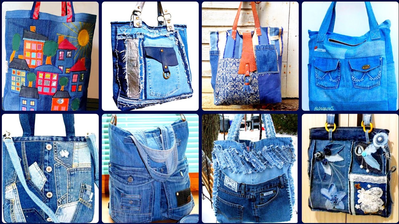 most beautiful fabulous & Stunning Denim Handmade Upcycling 