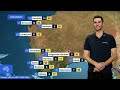 National Weather Forecast: Rain in the east, dry in the west.