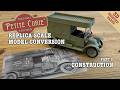 Scale model replica of a Marie Curie X-ray truck – Part 2: construction with 3D printed resin parts