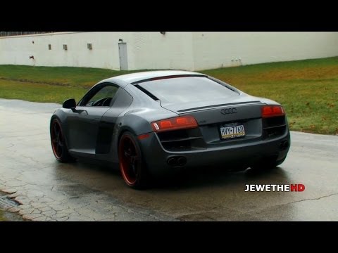 Audi R8 V8 W/ Supersport X-Pipe Exhaust LOUD Sounds! Revs & Accelerations! (1080p Full HD)