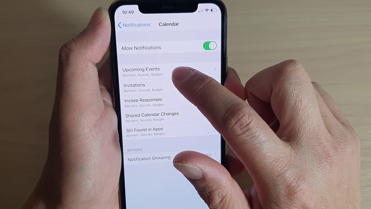 iPhone Pro 11 How to Enable / Disable Calendar Notification Badges