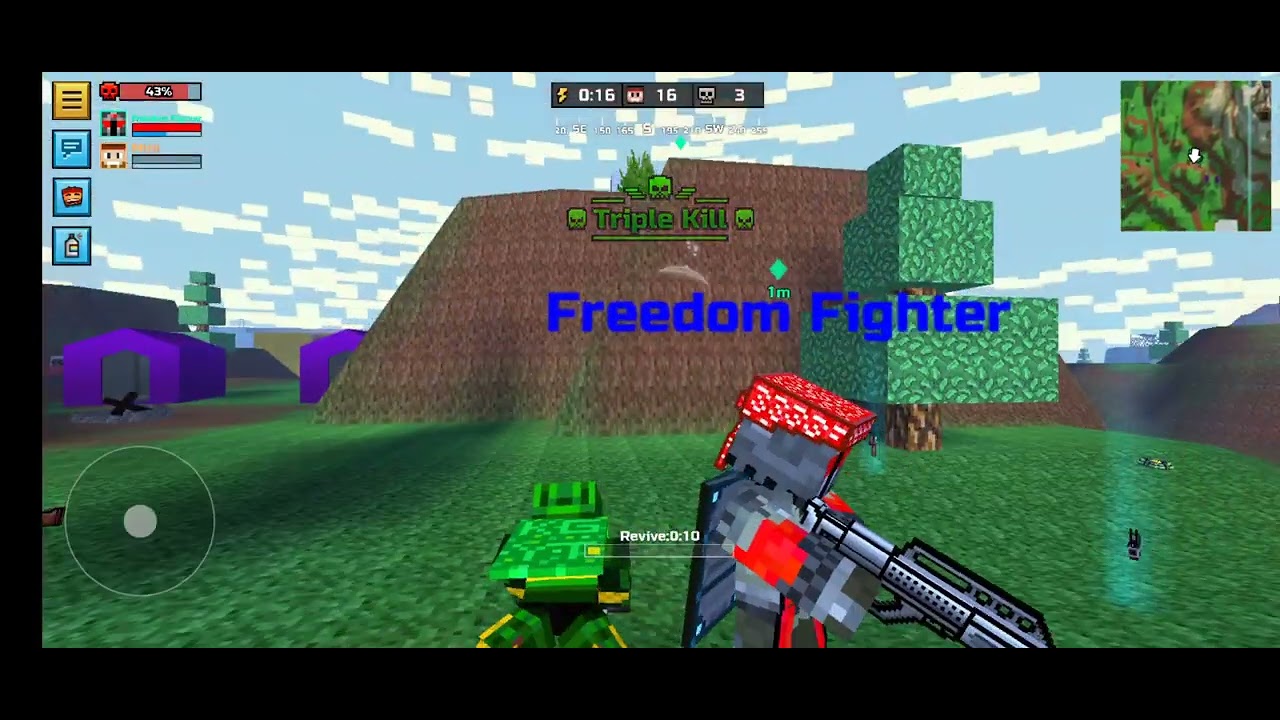 10 Kill Mainland Battle Royale Victory ! - Pixel Gun 3D - PG3D