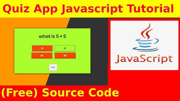 28th Javascript Project - Quiz App tutorial with source Code