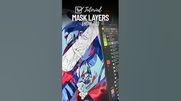 HOW TO: Mask Layers! 🎓 #tutorial #art #clipstudiopaint