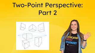 Two-Point Perspective: Part 2 - Drawing 3D Box Forms Using Two Vanishing Points
