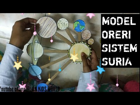 DIY MODEL ORERI SISTEM SURIA | Sains Tahun 3 | Eksperimen Sains