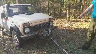 видео: Съёмная лебедка на ниву картинка: Съёмная лебедка на ниву