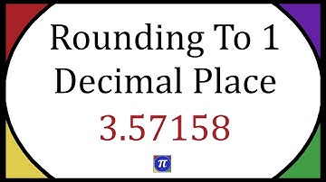 Rounding To 1 Decimal Place