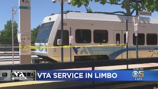VTA Light Rail Service In Limbo 1 Week After Mass Shooting; May Take Weeks To Resume