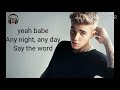 Press to  download  Justin Bieber yummy lyrics by Music.Ly