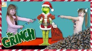 ГРИНЧ в РЕАЛЬНОЙ ЖИЗНИ Испортил НОВЫЙ ГОД! ДЕТИ спасают ПОДАРКИ GIRL VS GRINCH Мерика kids children