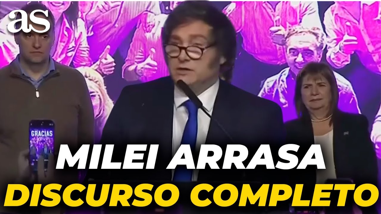 JAVIER MILEI: DISCURSO COMPLETO tras ARRASAR en las ELECCIONES LEGISLATIVAS en ARGENTINA