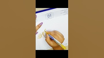 "Anushka" Cursive Handwriting🙂 #shorts #viral #trending #calligraphy #lettering #cursivewriting