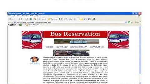 Bust ticket Reservation System Project in PHP